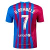 Maglia ufficiale Barcellona Ousmane Dembele 7 Casa 2021-22 per Uomo